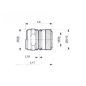 Eaton Souriau Screenshoot of 8LST Backshell for screen termination and heatshrink boot type 07