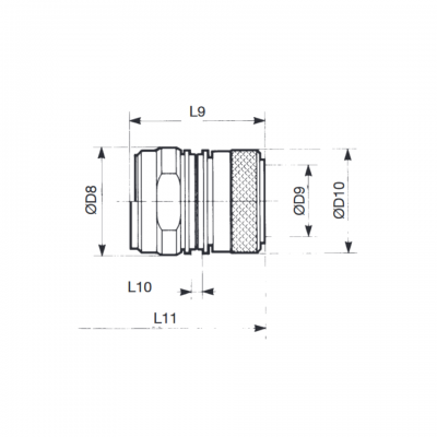 Eaton Souriau Screenshoot of 8LST Backshell for screen termination and heatshrink boot type 07