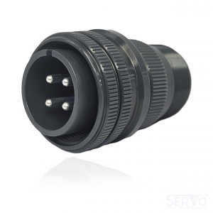 Fujikura, D/MS3106A18-10P, Straight Pug, 4 size 12 Pin Contacts, Shell size 18,Black Trivalent Chromate. For use in Aerospace, Industrial and Military.