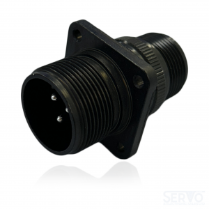 Fujikura, D/MS3100A16-10P, Wall Mounting Receptacle, 3 size 12 Pin Contacts, Shell size 16,Black Trivalent Chromate. For use in Aerospace, Industrial and Military