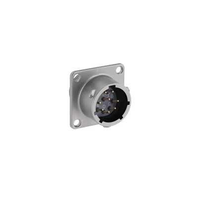 Eaton Souriau, UT0X0128P, UT0X012E8P, Male Square flange receptacle, Shell size: 12 with 8 #16 contacts