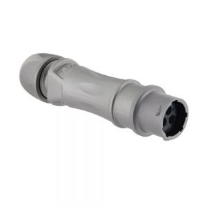 Eaton Souriau, UT0X1MS103P, Male Free hanging receptacle, Shell size: 10 with 2 #16 contacts + ground. Contacts sold separately.