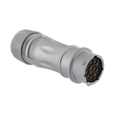 Eaton Souriau, UT0X1MS1412P, Male Free hanging receptacle, Shell size: 14 with 12 #16 contacts. Contacts sold separately.
