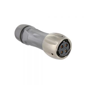 Eaton Souriau, UT0X1MS124P, Male Free hanging receptacle, Shell size: 12 with 3 #16 contacts + ground. Contacts sold separately.