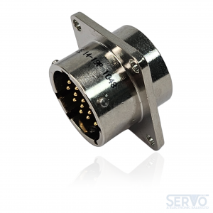 Yeonhab, YH3112E14-19P-02 MIL-DTL-26482 I Style Box Mounting Receptacle, Electroless Nickel, Shell Size 14 with 19 Size 20 Pin Contacts.