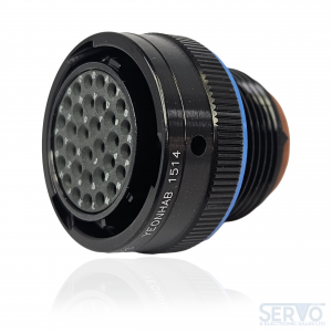 Yeonhab, YH3476A18-32S, Striaght Plug, Anodized, Shell Size 18, with 32 Size 20 Socket Contacts.